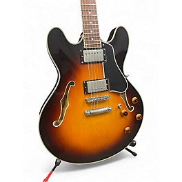 Used Eastman T386SB Vintage Sunburst Hollow Body Electric Guitar