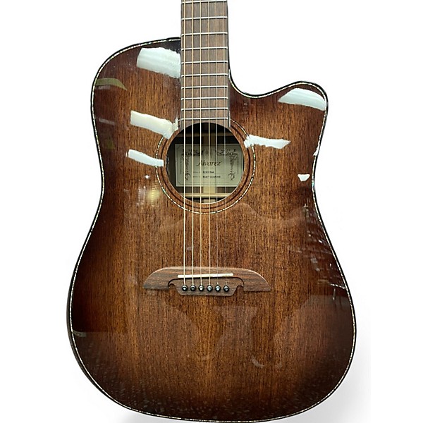 Used Alvarez MDA77CE SHADOW BURST Acoustic Electric Guitar