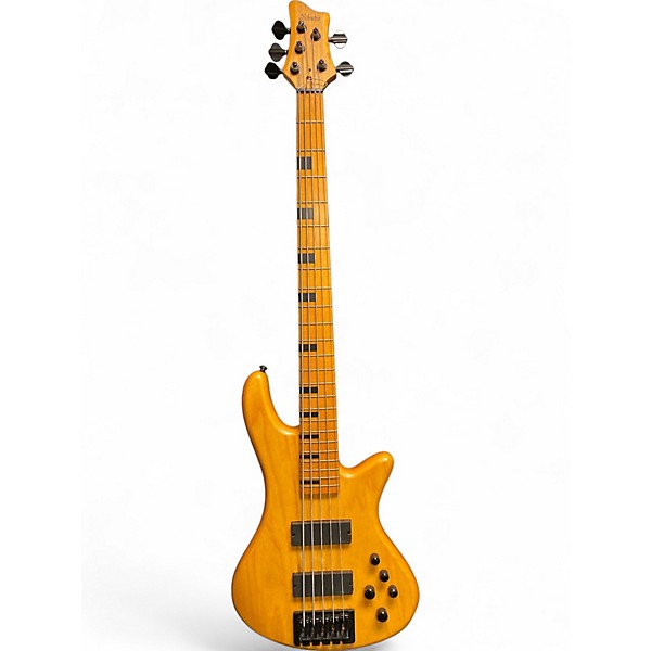 Used Schecter Guitar Research session  Natural Electric Bass Guitar