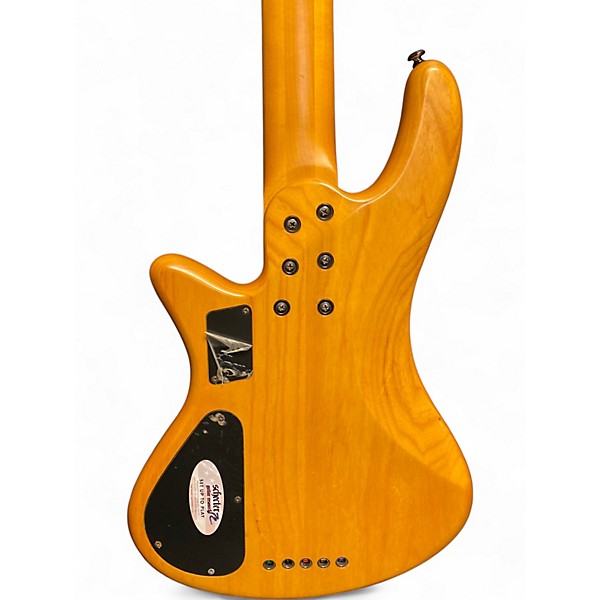Used Schecter Guitar Research session  Natural Electric Bass Guitar