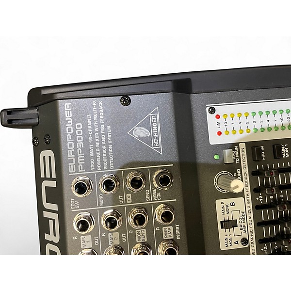 Used Behringer Used Behringer EUROPOWER PMP3000 Powered Used Behringer Used Behringer EUROPOWER PMP3000 Powered