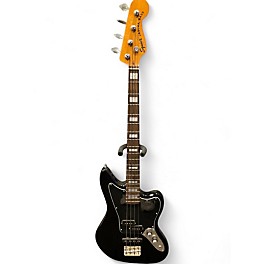 Used Squier Classic Vibe  Jaguar Bass Black Electric Bass Guitar