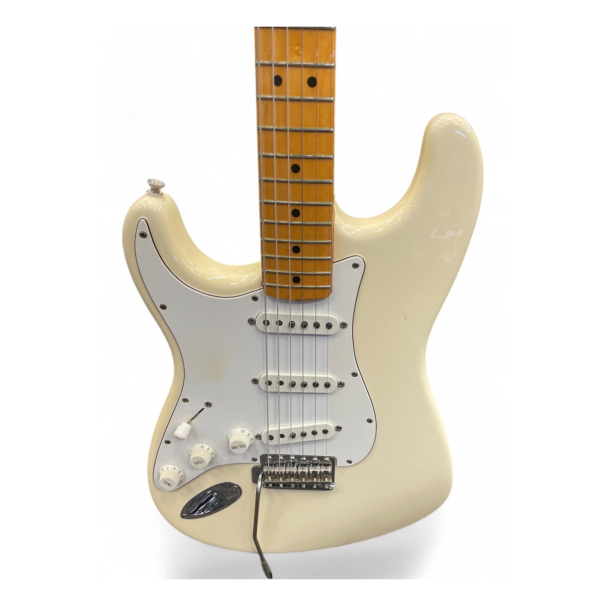 Vintage 1997 Fender Artist Series Hendrix Strat Olympic White