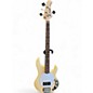Used Sterling by Music Man Sub 4 Vintage White Electric Bass Guitar thumbnail