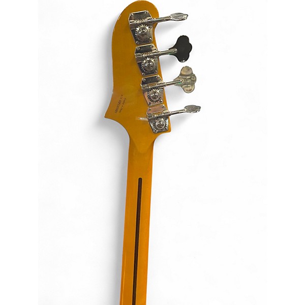 Used Fender Modern Player Starcaster Bass Black Electric Bass Guitar