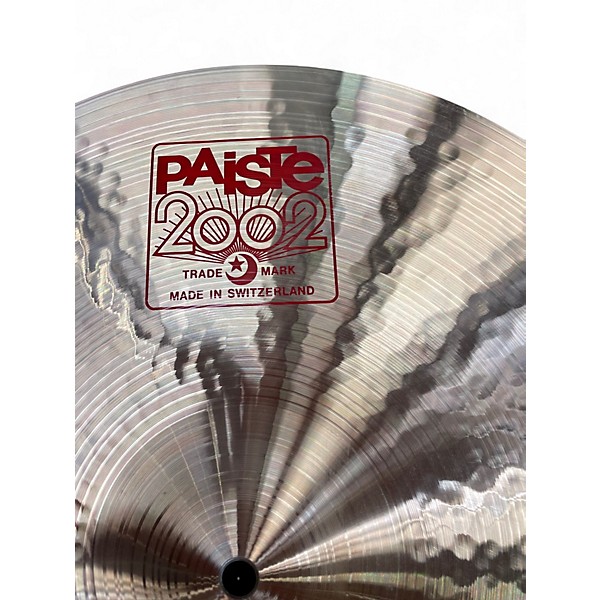 Used Paiste 18in 2002 Crash Cymbal