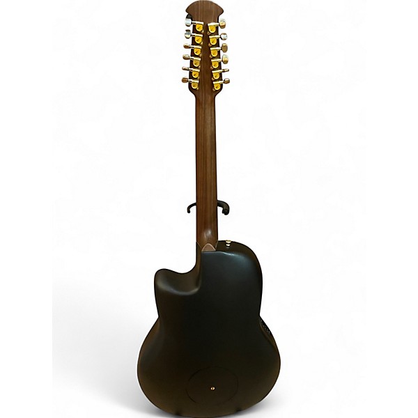 Used Ovation 1598-MEII Melissa Etheridge Signature BLACK 12 String Acoustic Guitar