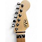 Used EVH Striped Series Frankie Red with Black and White Stripes Solid Body Electric Guitar