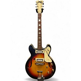Used Bruno Maxitone Vintage Sunburst Hollow Body Electric Guitar