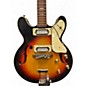 Used Bruno Maxitone Vintage Sunburst Hollow Body Electric Guitar