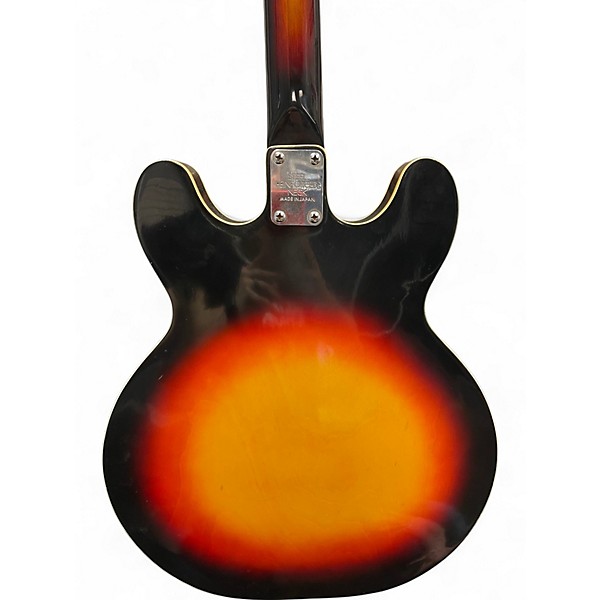 Used Bruno Maxitone Vintage Sunburst Hollow Body Electric Guitar