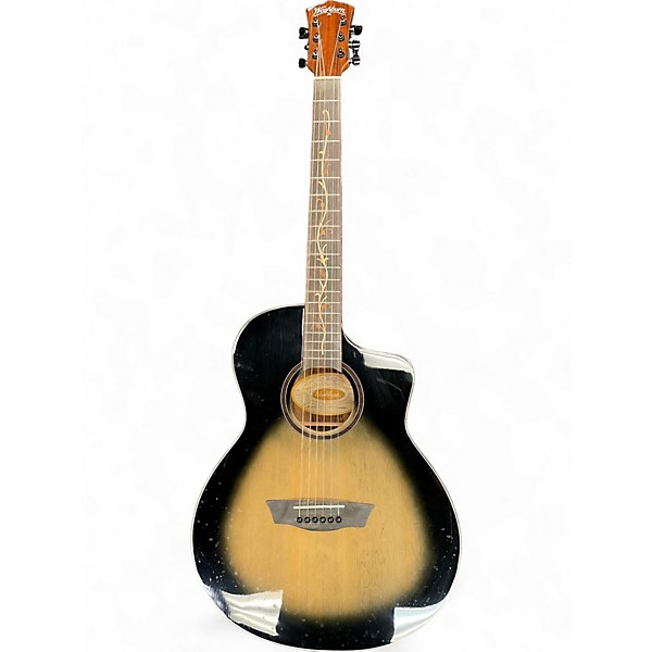 Used Washburn BTS9VCECH BROWN BURST Acoustic Electric Guitar
