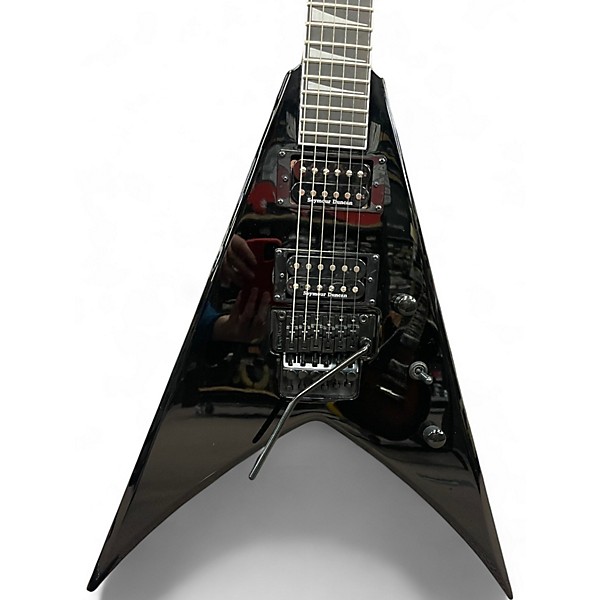 Used Jackson KVMGQ Pro King V Gloss Black Solid Body Electric Guitar
