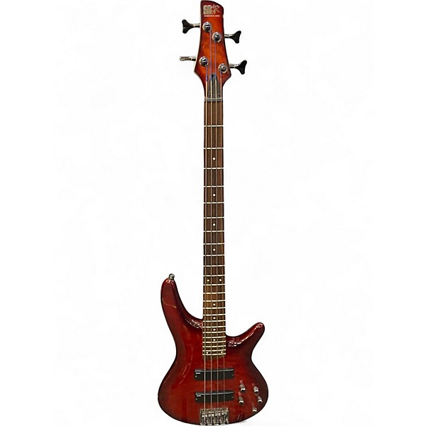 Used Ibanez SR400QM Amber BURST Electric Bass Guitar,Specials : American Fashion Style Bags On Sale