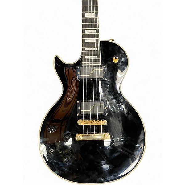 Used Epiphone Matt Heafy Les Paul Custom Left Handed Black Electric Guitar