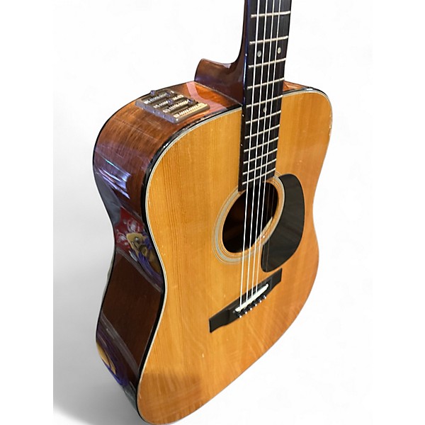 Used Takamine EF-340S Natural Acoustic Electric Guitar