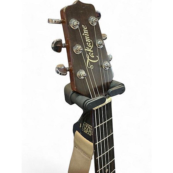Used Takamine EF-340S Natural Acoustic Electric Guitar