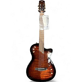 Used Cordoba Stage Edge Burst Classical Acoustic Electric Guitar
