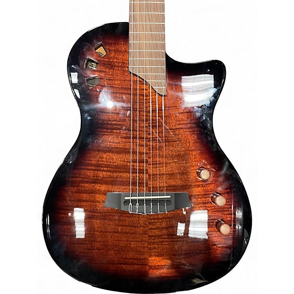 Used Cordoba Stage Edge Burst Classical Acoustic Electric Guitar