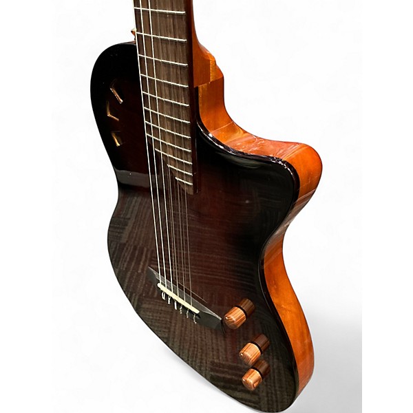 Used Cordoba Stage Edge Burst Classical Acoustic Electric Guitar