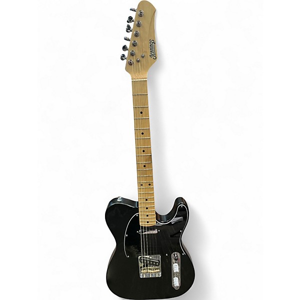 Used JENNINGS Navigator Black Solid Body Electric Guitar