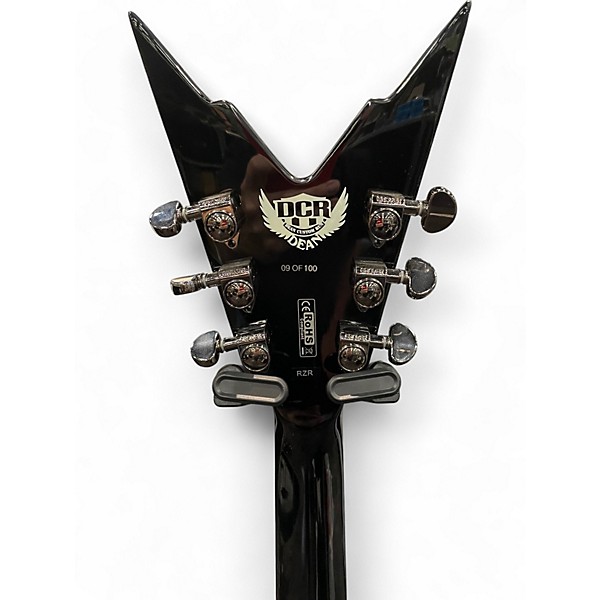 Used Dean RAZORBACK CUSTOM Trans Brazillian Solid Body Electric Guitar