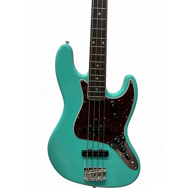 Used 2024 Fender 1966 American Vintage II Jazz bass Seafoam Green Electric Bass Guitar