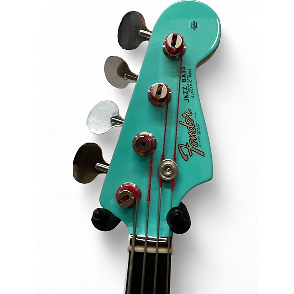 Used 2024 Fender 1966 American Vintage II Jazz bass Seafoam Green Electric Bass Guitar