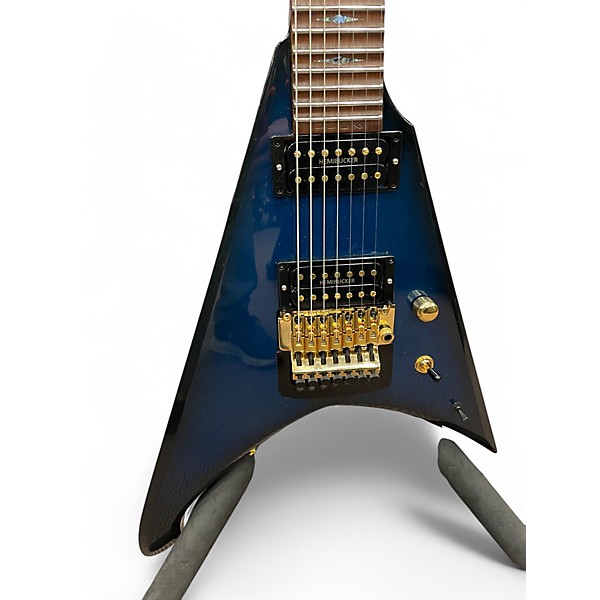Used Sgt Doom Roadrunner 7 Sparkle Blueburst Solid Body Electric Guitar