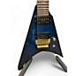 Used Sgt Doom Roadrunner 7 Sparkle Blueburst Solid Body Electric Guitar