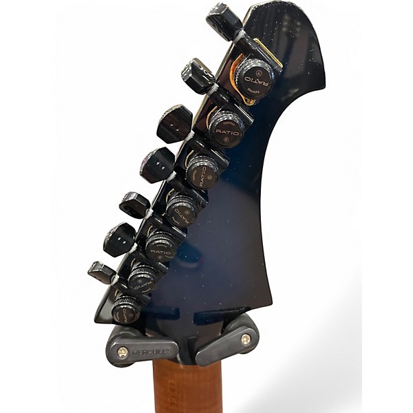 Used Sgt Doom Roadrunner 7 Sparkle Blueburst Solid Body Electric Guitar