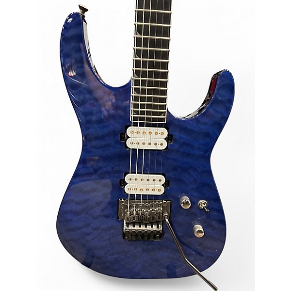 Used Jackson SL2Q Pro Series Soloist Trans Blue Solid Body Electric Guitar