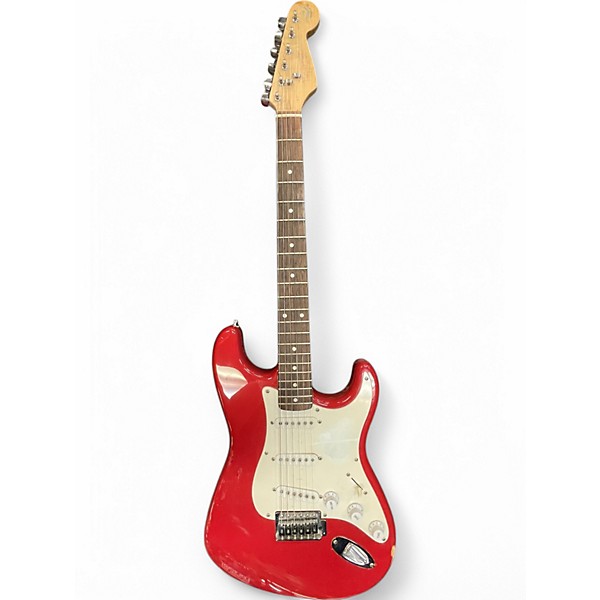 Used Squier Used Squier PARTSCASTER Red Solid Body Electric