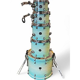 Used Mapex 5 Piece Armory Series Exotic Studioease Ultramarine Drum Kit