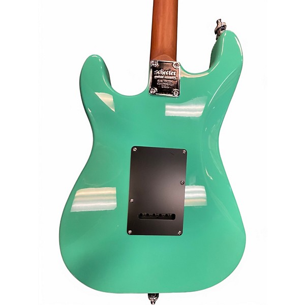 Used Schecter Guitar Research NICK JOHNSTON Seafoam Green Solid Body Electric Guitar