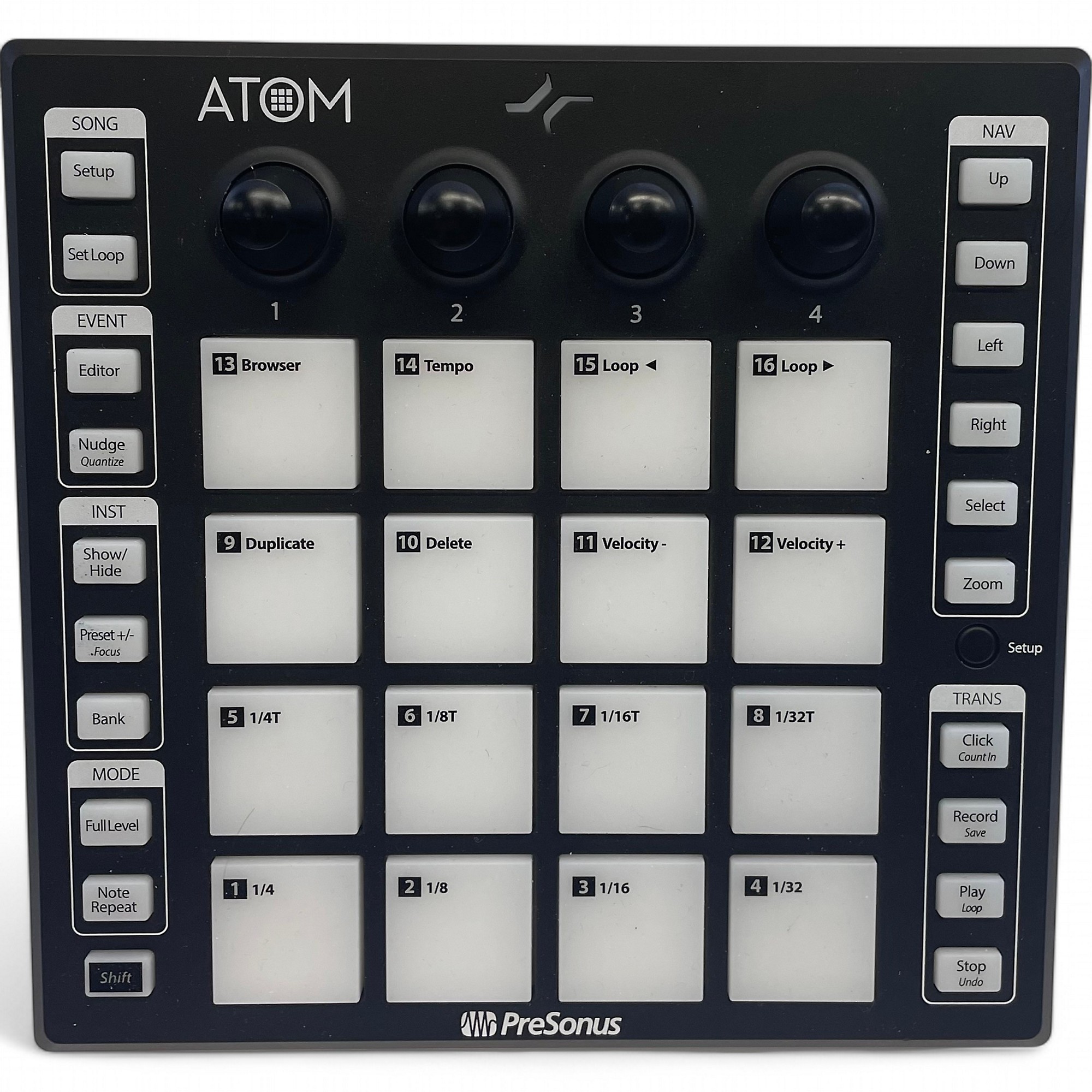 Used PreSonus Used PreSonus ATOM MIDI Controller | Guitar Center