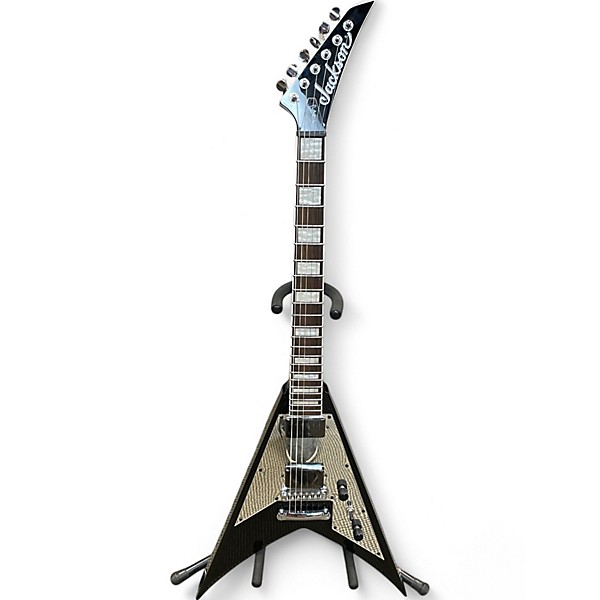 Used Jackson Scott Ian Signature Soloist Black Solid Body Electric Guitar