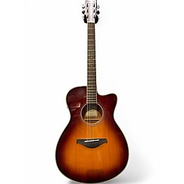 Used Yamaha FCSTA Transacoustic Concert Brown Sunburst Acoustic Electric Guitar