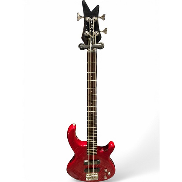 Used Dean Edge 1 4 String Dakota Red Electric Bass Guitar