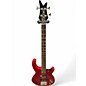 Used Dean Edge 1 4 String Dakota Red Electric Bass Guitar