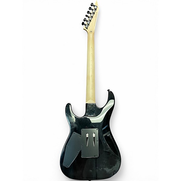 Used ESP M-200FM Trans Black Solid Body Electric Guitar