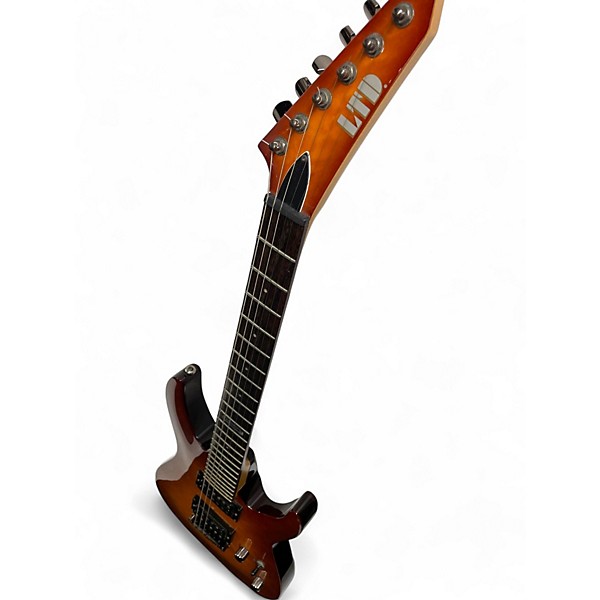 Used ESP MH100QMNT 2 Color Sunburst Solid Body Electric Guitar