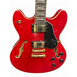 Used Peavey JF1EX Candy Apple Red Hollow Body Electric Guitar