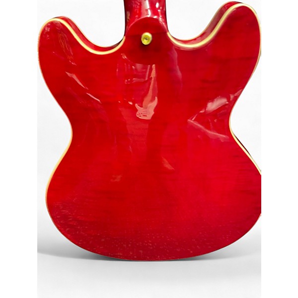 Used Peavey JF1EX Candy Apple Red Hollow Body Electric