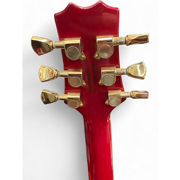 Used Peavey JF1EX Candy Apple Red Hollow Body Electric Guitar