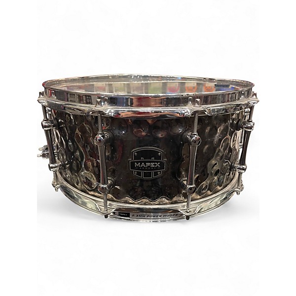 Used Mapex 14in BLACK PANTHER HAMMERED Black Chrome Drum,New Products : American Fashion Style Bags On Sale