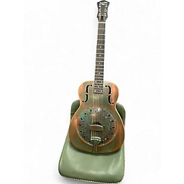 Used Recording King RM-997-VG  Copper Resonator Guitar
