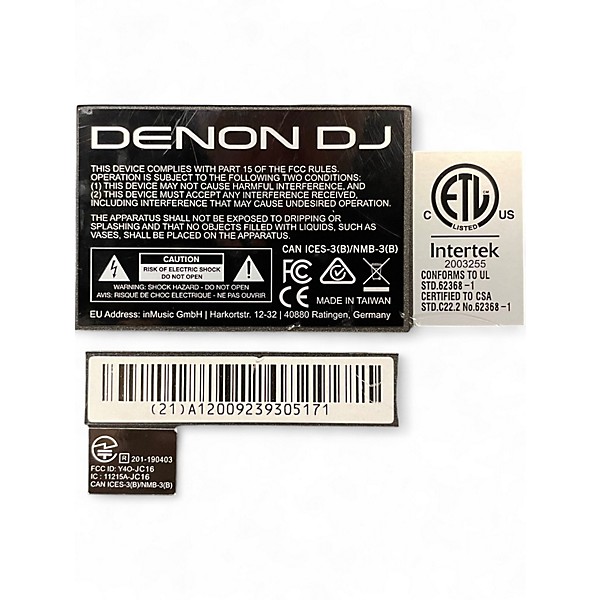 Used Denon DJ PRIME 2 DJ Player