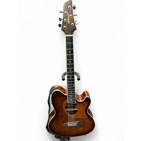 Used Ibanez TCM50VBS Talman NATURAL GLOSS Acoustic Electric Guitar,Specials : American Fashion Style Bags On Sale