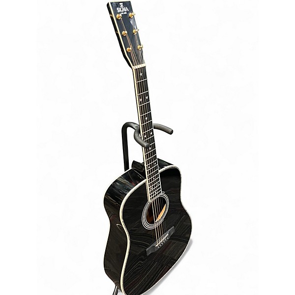 Used Sigma DT-42 NASHVILLE Black Acoustic Electric Guitar